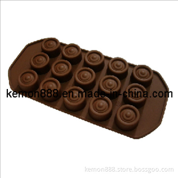 Silicon Chocolate Mould, 15 Holes, Round
